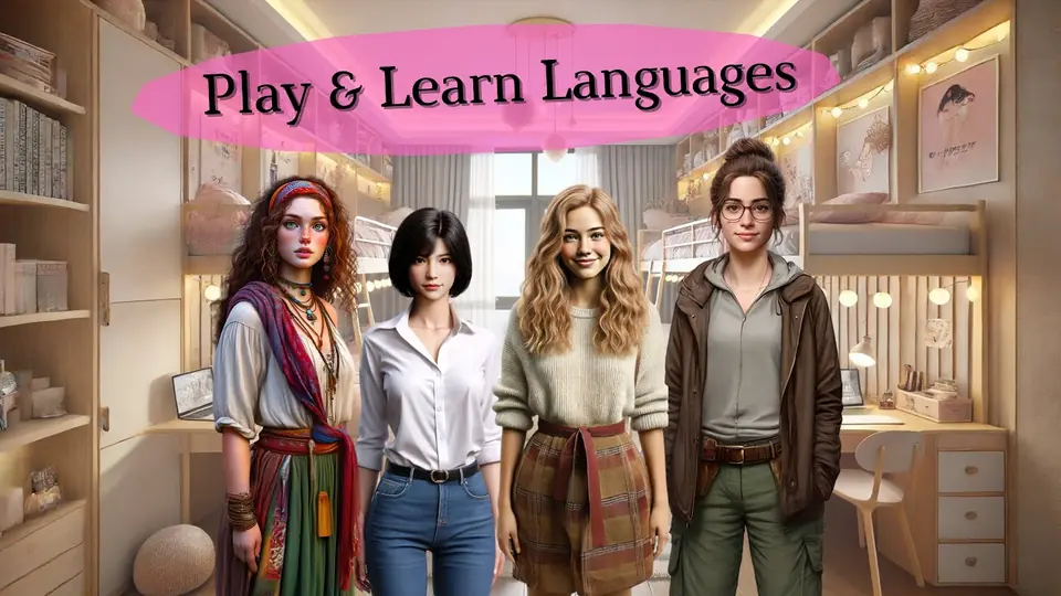 Trailer of Interview with Emma, a language-learning game